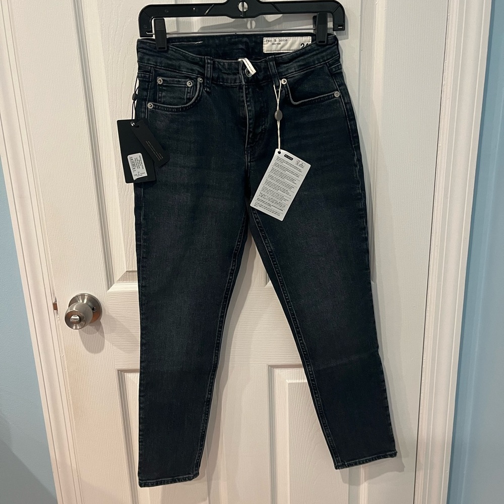 Rag & Bone Dark Wash Skinny Jeans